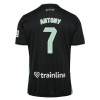 Virallinen Fanipaita + Shortsit Real Betis Antony 7 Kolmas Pelipaita 2025-26 - Lasten